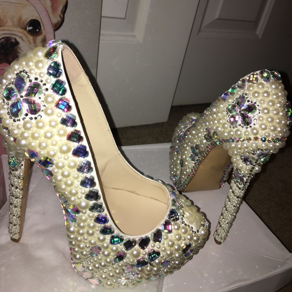 “Mermaid” Glam Platform Heels